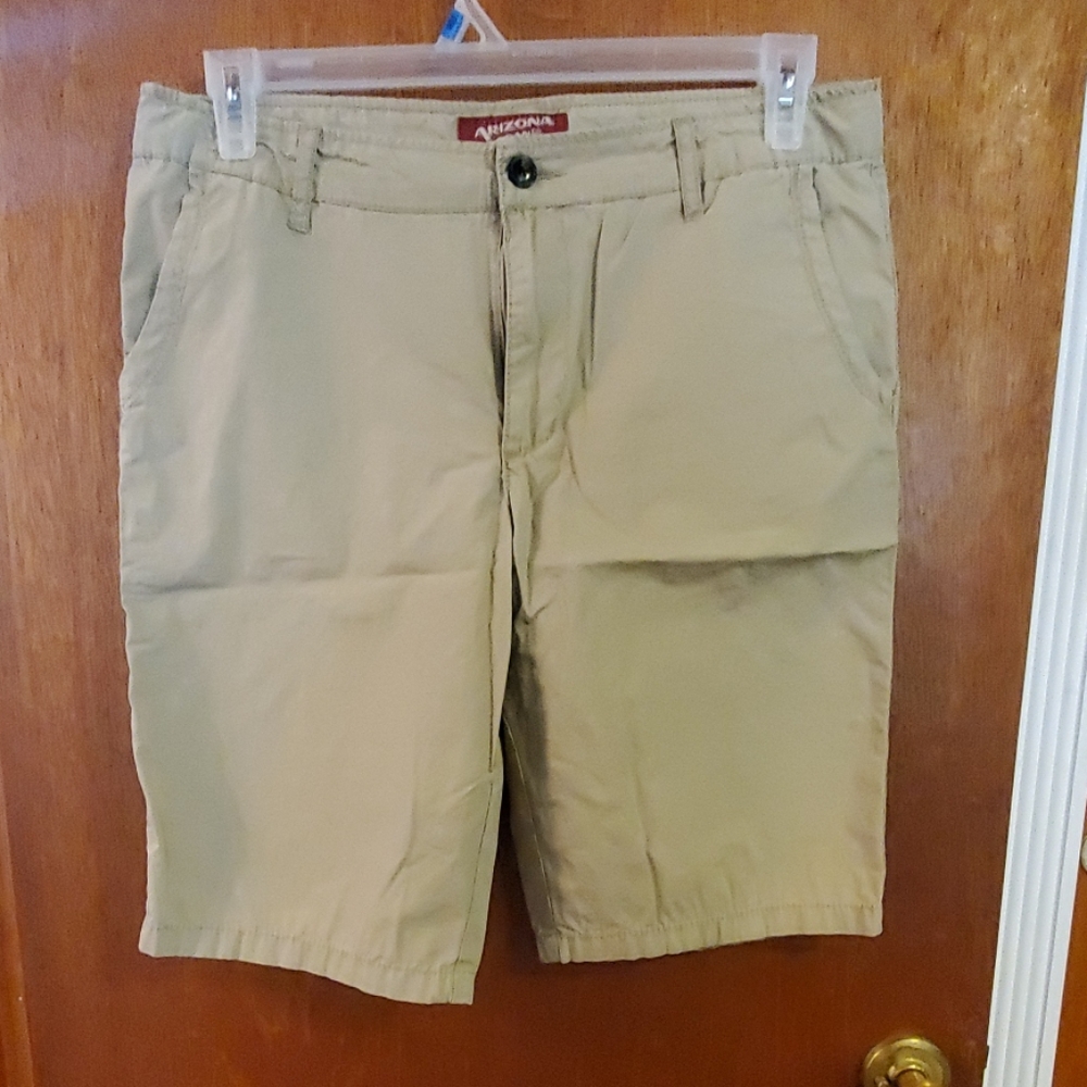 Khaki shorts 20 husky adjustable waist